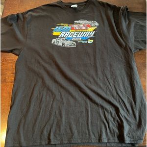 ISM raceway weights double header car t shirt 2XL